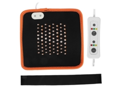 Cinturón de terapia de luz infrarroja de tres bandas para el alivio del dolor, cinturón de terapia de luz LED roja y naranja.
