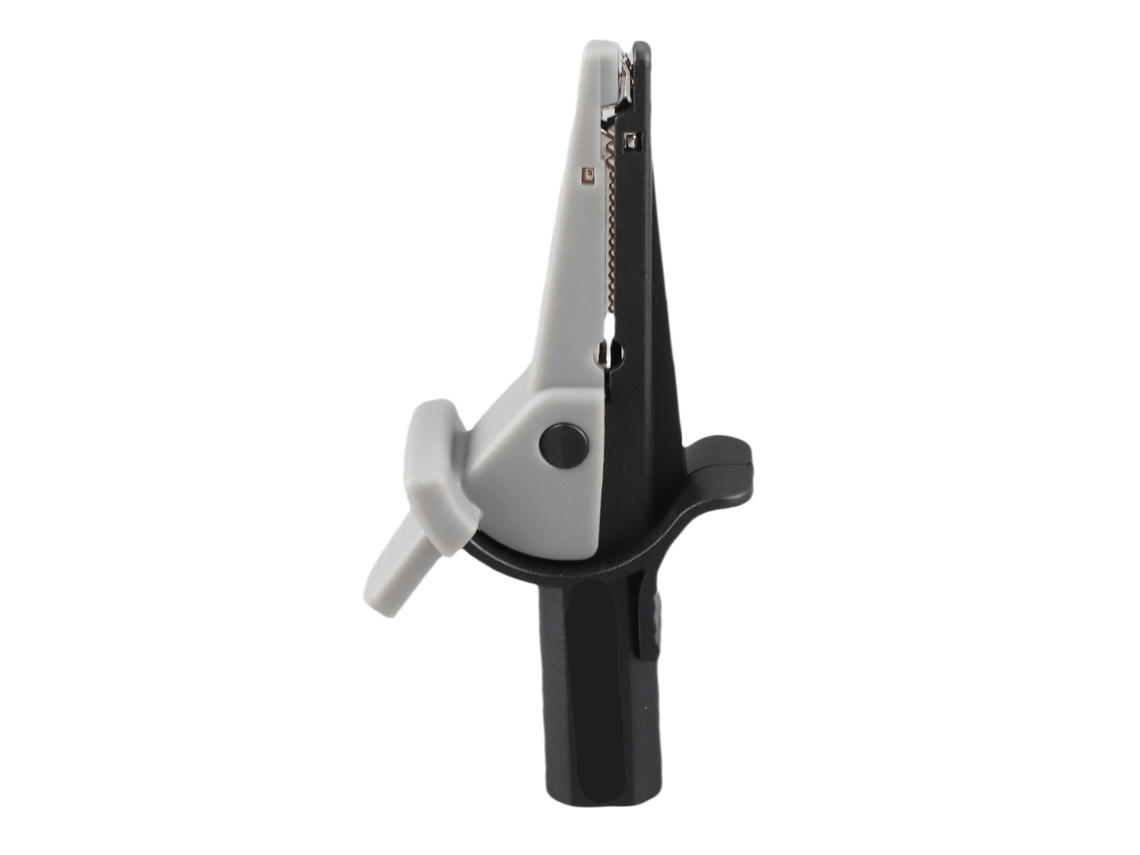 Pinza De Prueba Aislada Y Segura Con Apertura De 20 Mm Y Conector Banana De 4 Mm Para Proyectos Eléctricos.