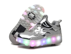 2026-zapatos De Patinaje Con Ruedas Y Led Recargables Usb Para Niños Y Niñas Deportivos Y Modernos