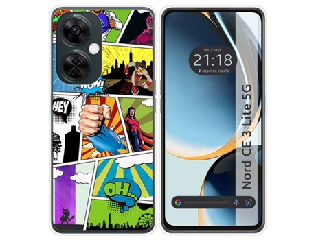 Funda Silicona para Oneplus Nord CE 3 Lite 5G diseño Comic Dibujos