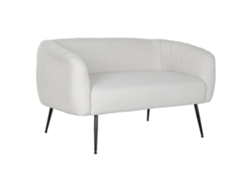 Sofa Poliester Metal Greige 129x75x73cm