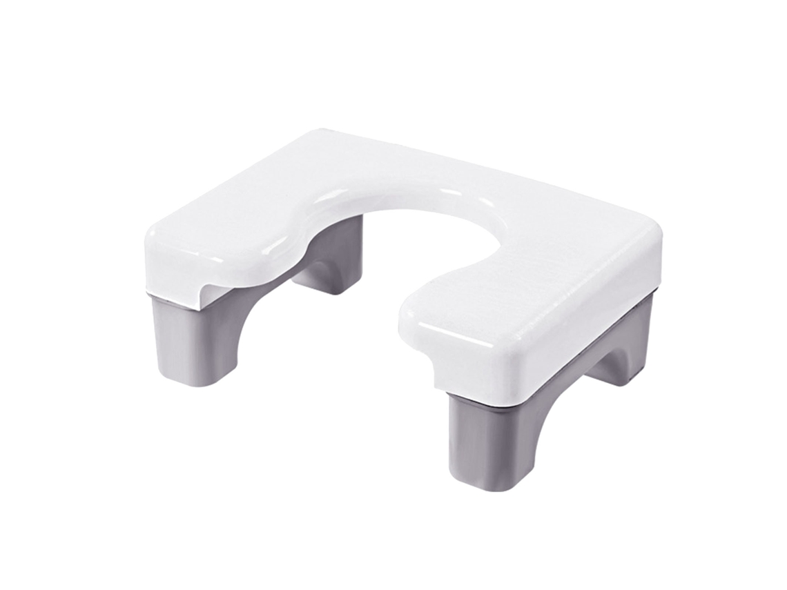 Silla De Baño Infantil Portátil Antideslizante Multifuncional De Pp Gris Baja