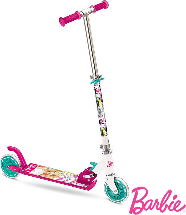 Patinete Aluminio Barbie mondo motors 18081 niñas multicolor 65 x 30 6.5 3