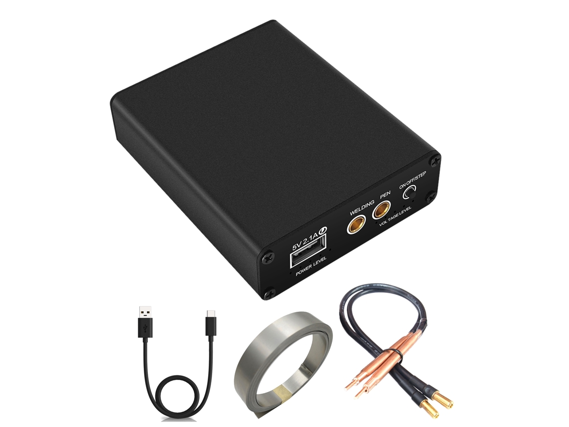 Mini Soldadora Portátil Por Puntos Con 5 Velocidades Ajustables, Máquina De Soldar De Mano, Batería De Litio, Carga Rápida.