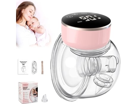 Extractor De Leche Portátil Ajustable Sin Dolor 24 Mm Rosa VENISYMLIS