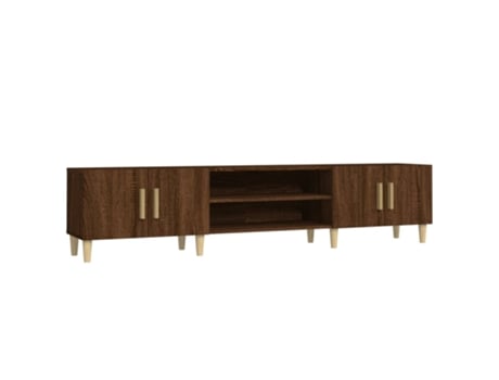Maison Exclusive - Mueble para TV madera contrachapada roble marrón 180x31,5x40 cm