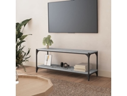 Mueble Tv 100 x 33 x 41 cm Madera/Acero Gris Sonoma-Derivatives