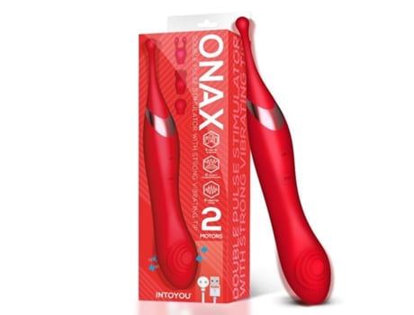 Estimulador Doble Vibrador de Punto Y Doble Pulsación Usb INTOYOU
