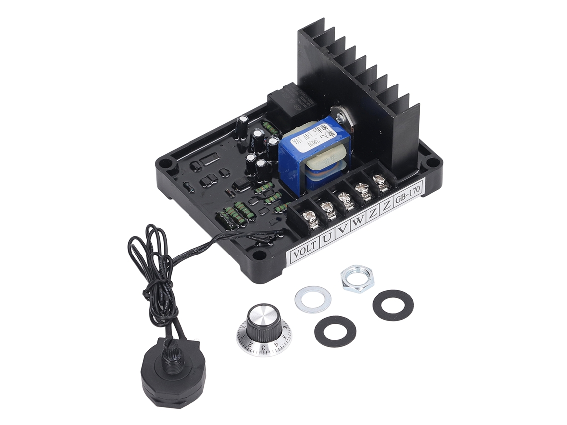 Regulador automático de tensão Veloriskku (AVR) - Entrada 380V, Saída 14V 1VA - Acessório para gerador a diesel