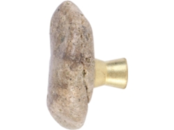 Puertas Tirador Piedra Base Metálica. Robusto Resistente A Roturas. Diseño Único Piedra, Ideal Del