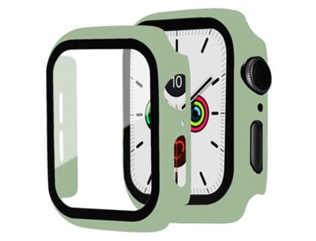 Carcasa de TPU mate antiarañazos para Apple Watch Series 4/5/6/SE/SE (2022) 44mm - verde claro