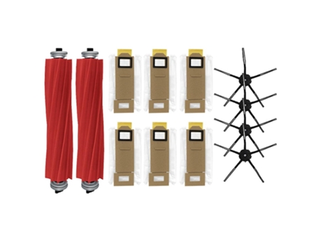 12pcs rolo escova lateral para xiaomi roborock s7 t7s t7plus saco de pó