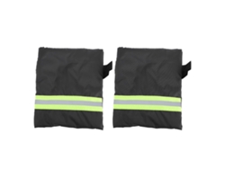 Cubierta impermeable y aislante para grifo de agua exterior con diseño reflectante.