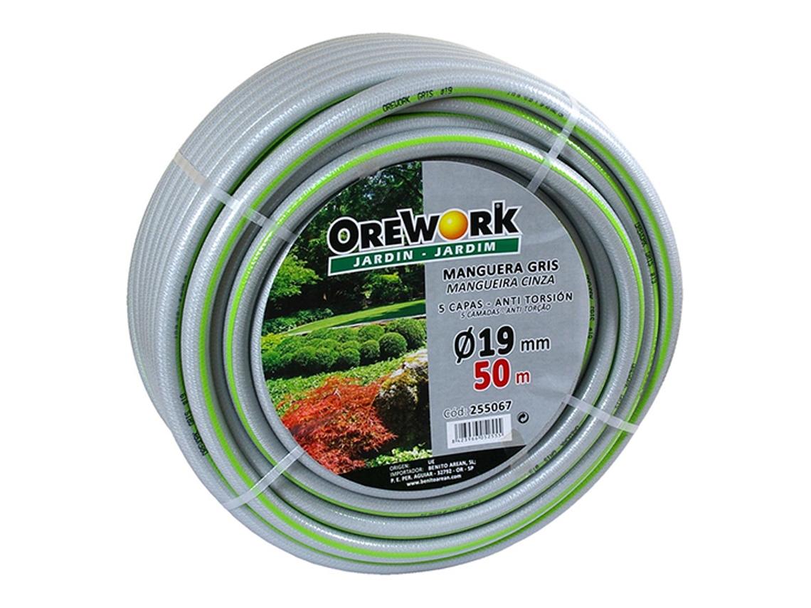 Manguera OREWORK 5 capas Gris (19mmx25m)