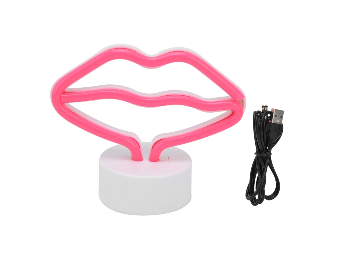 Lámpara LED con forma de labio y soporte CHABERLU