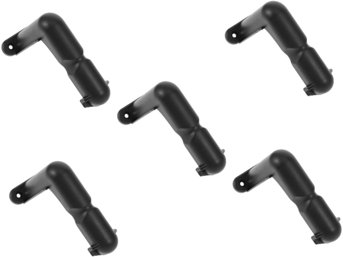 Soporte de pared Slowmoose para aspiradora, 5 piezas, estante colgante, negro.