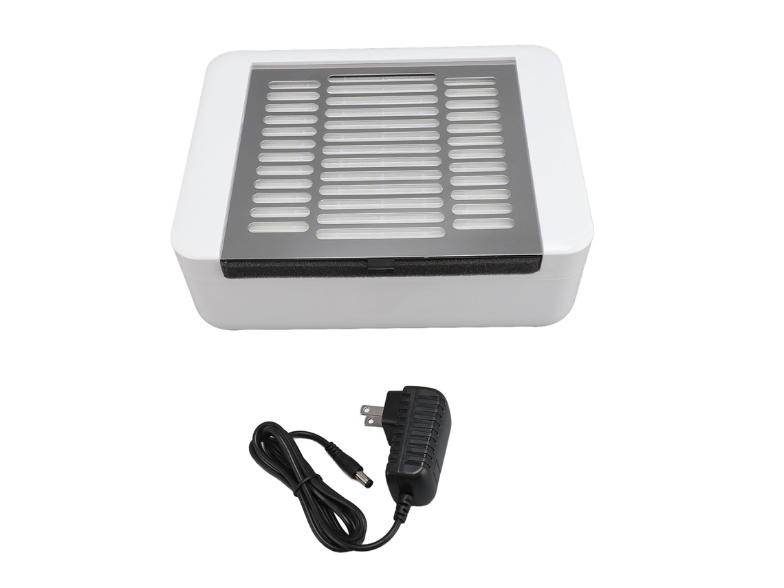 Aspiradora para el cuidado de uñas de 40 W con alta potencia de succión, enchufe estadounidense de 100-240 V.