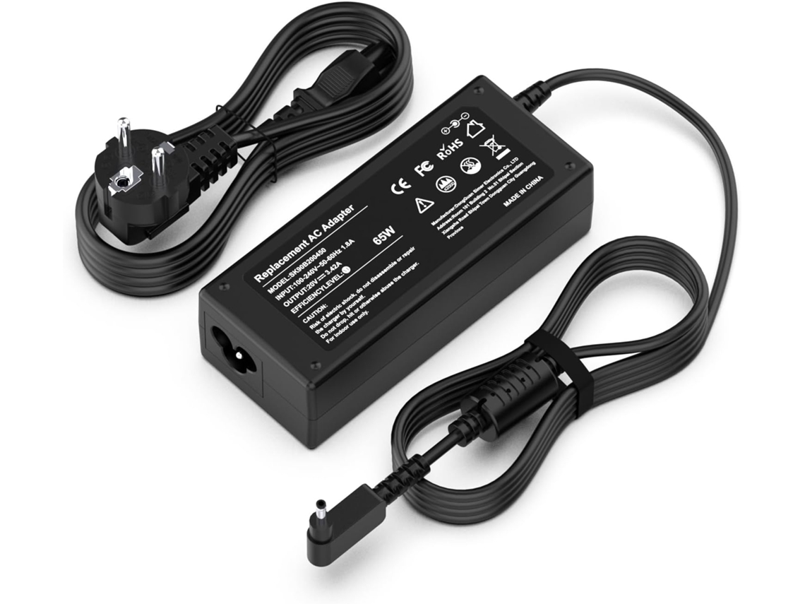 Cargador para portátil Acer Swift 1, 3, 5, Switch Alpha 12 (65 W, 19 V, 3,42 A, adaptador de corriente de 3,0 x 1,1 mm, Gertiz)
