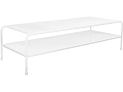 Soporte De Escritorio Multifuncional De Doble Capa Extendido De Metal Blanco Para Monitor De Computadora