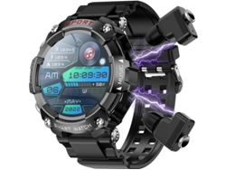 Reloj inteligente con auriculares, pantalla HD de 1,52 pulgadas, relojes para hombres, responden/realizan llamadas para Android iOS, rastreador de actividad física Yizhood