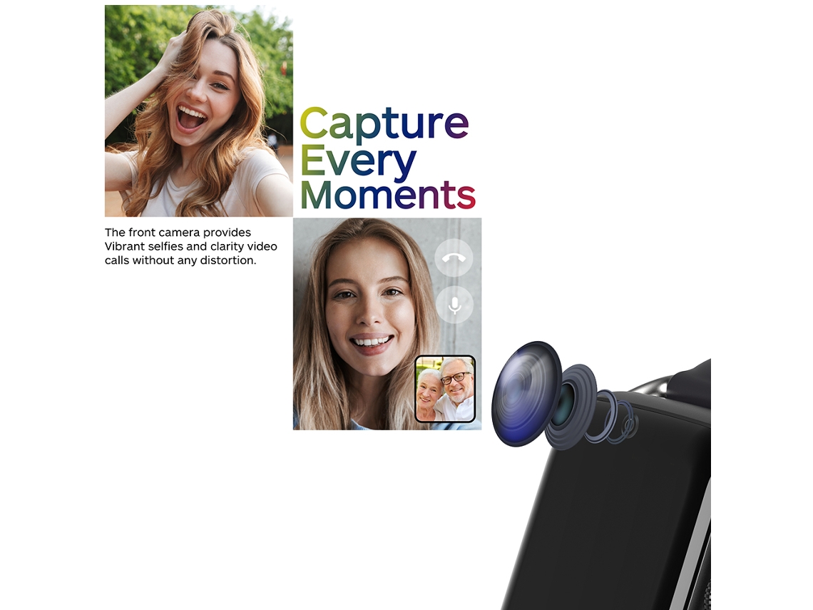 Reloj inteligente 4G con llamadas y monitorización de frecuencia cardíaca