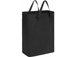 VVJIJILLY Cesto De Roupa Estreito E Dobrável, Com Alça, Ideal Para Espaços Pequenos (55 Cm, Preto)