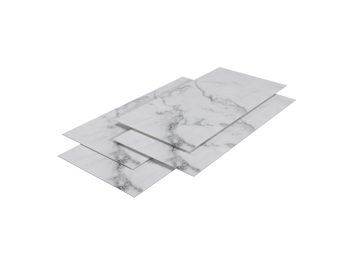 Revestimiento pared Bladel 16 paneles PVC 120x60cm - White Marble NEU.HAUS
