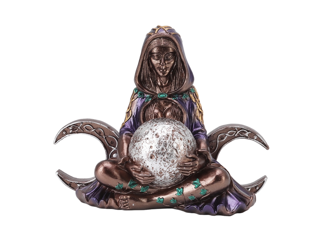 Pequeña Estatua Artística De La Madre Tierra, Exquisita Artesanía Decorativa De Resina Para El Hogar Y El Jardín.