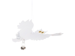 Repelente de aves con forma de búho y efecto reflectante. Sin marca.