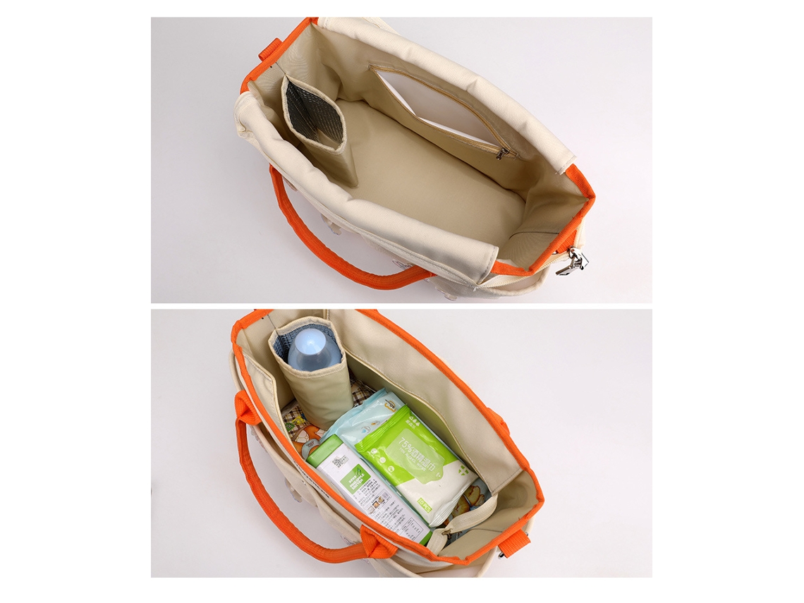  Bolsa Portátil Para Mãe E Bebê De Grande Capacidade Mamadeira Fralda E Bolsa De Maternidade