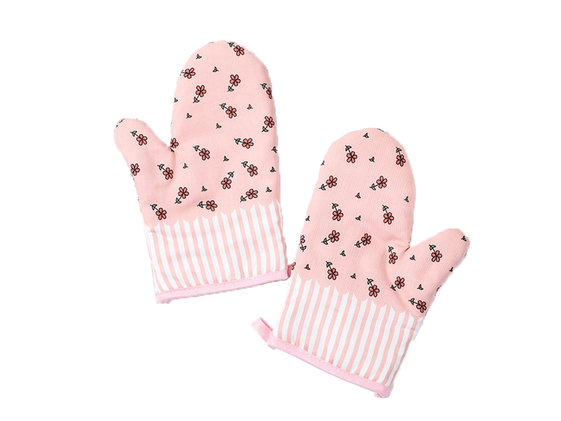 NEVEANCE Guantes y Posavasos de Horno, Resistentes a 500 F, Antideslizantes para Barbacoa, Parrilla, Hornear