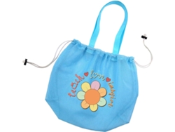Bolsa De Malla Para Juguetes De Playa Con Asa Para Recoger Arena Y Piscina.