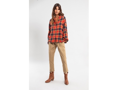 Pantalones de Mujer THROTTLEMAN Chino Beige (34)