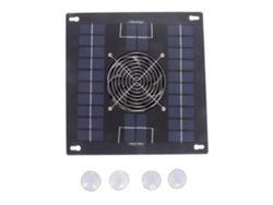 Kit De Ventilador Extractor Solar Con Panel Monocristalino Para Gallinero, Invernadero Y Tienda De Campaña.