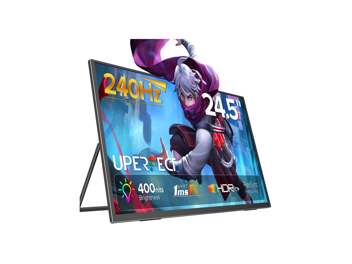 Monitor portátil uperfect (24,5 240 Hz, USB CE HDMI 1080p, 12001)