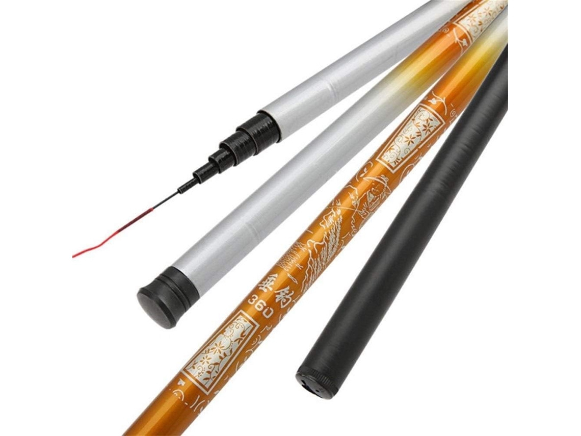 Caña De Pescar, Pescar Para Pesca En El Mar, Manual Fibra Carbono Flux, Telescópica Frp, 3,6 M, 4,5 5,4 6,3...