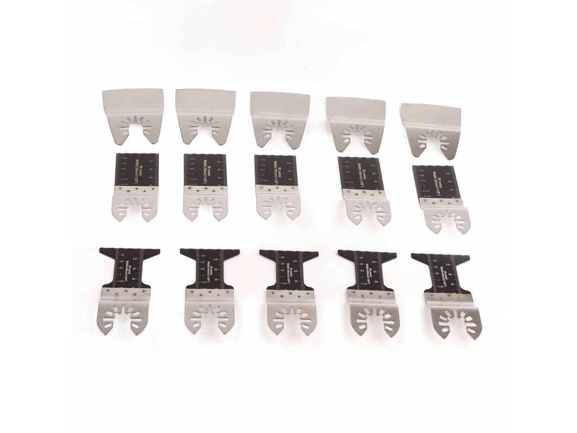 Kit Universal De Hojas De Sierra Oscilantes De 34 Mm Y 45 Mm, Multiherramienta Bimetálica