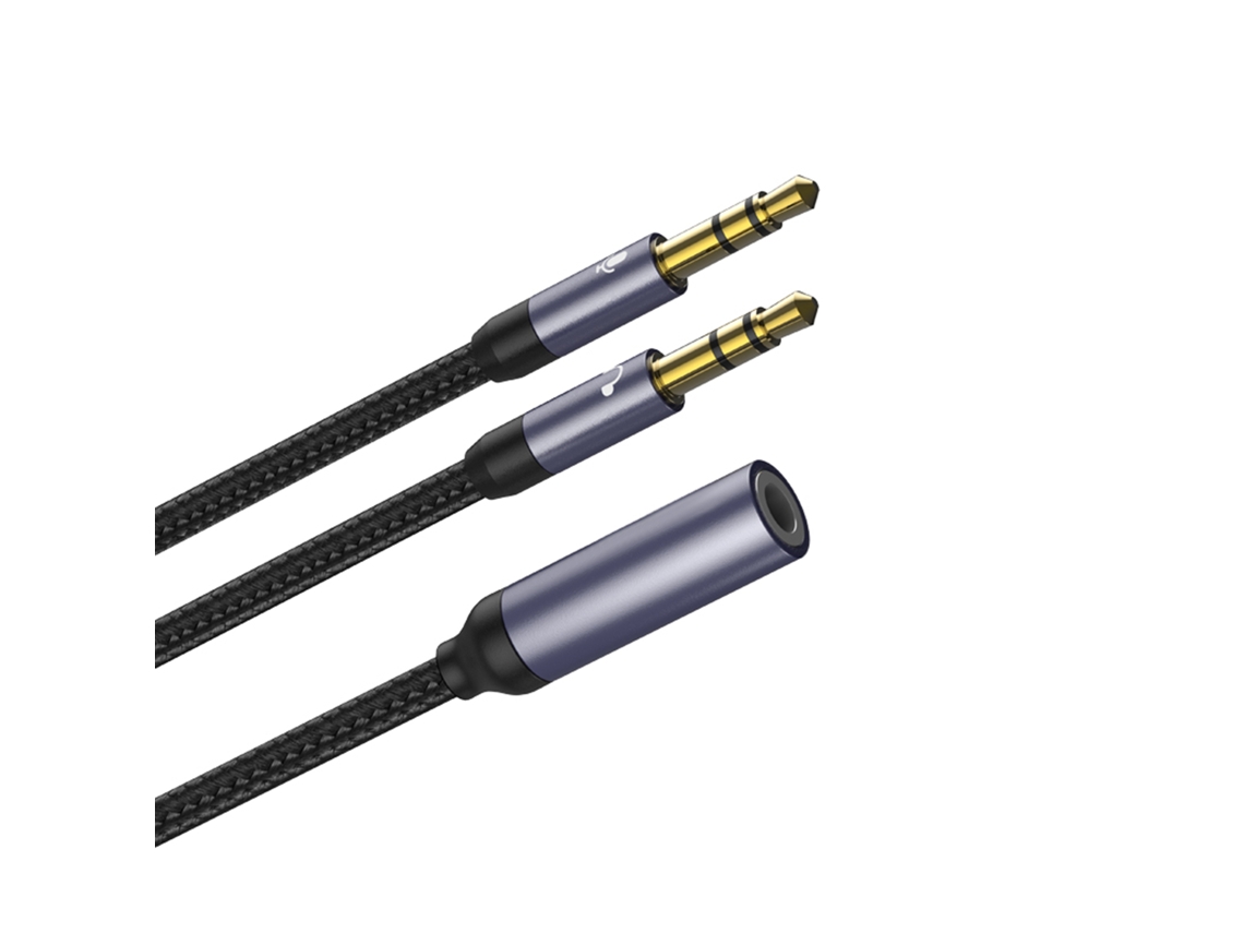 Cable Adaptador De Audio (compatible Con La Serie Feiteng 2 En 1 Para Cascos)