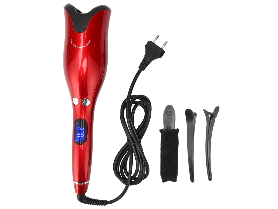 Plancha De Rizo Automática Con Temperatura Constante, 110-240v, Mango Giratorio, Plug Eu, Herramienta Profesional Para Rizar El Cabello