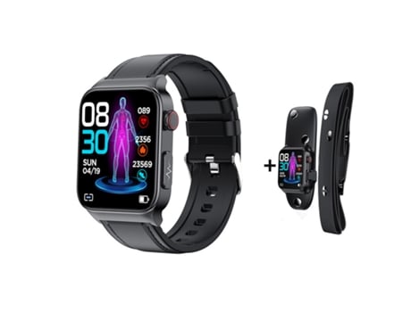 Smartwatch, pantalla grande de 1,92 pulgadas, modo multideporte, apto para Android y iPhone, Negro CHRONUS