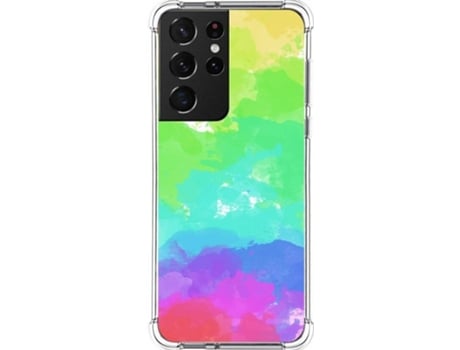 Carcasa Samsung Galaxy S21 Ultra 5G TUMUNDOSMARTPHONE Acuarela 03 Multicolor