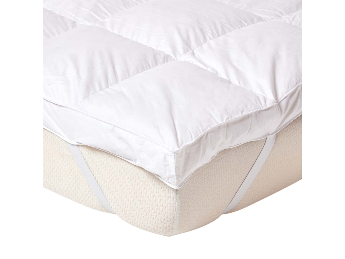 Homescapes Goose Feather Bed Super King Size Mattress Topper