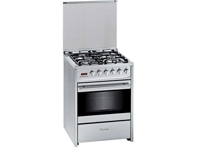 Cocina MEIRELES E 610 X (55 L - Gas Natural - Inox) 60x60