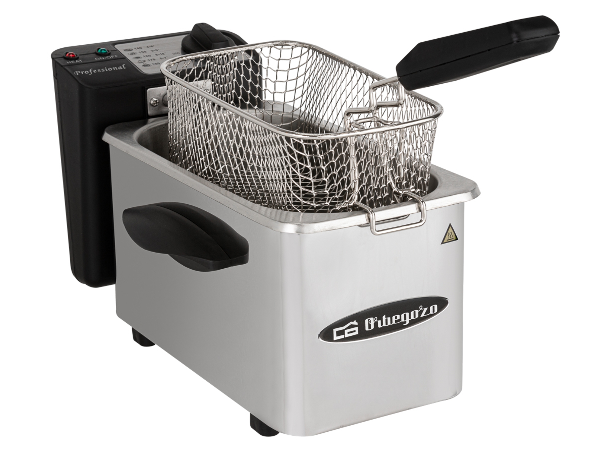 Freidora Semi-Profesional ORBEGOZO FDR16 (1.5 kg - Inox)