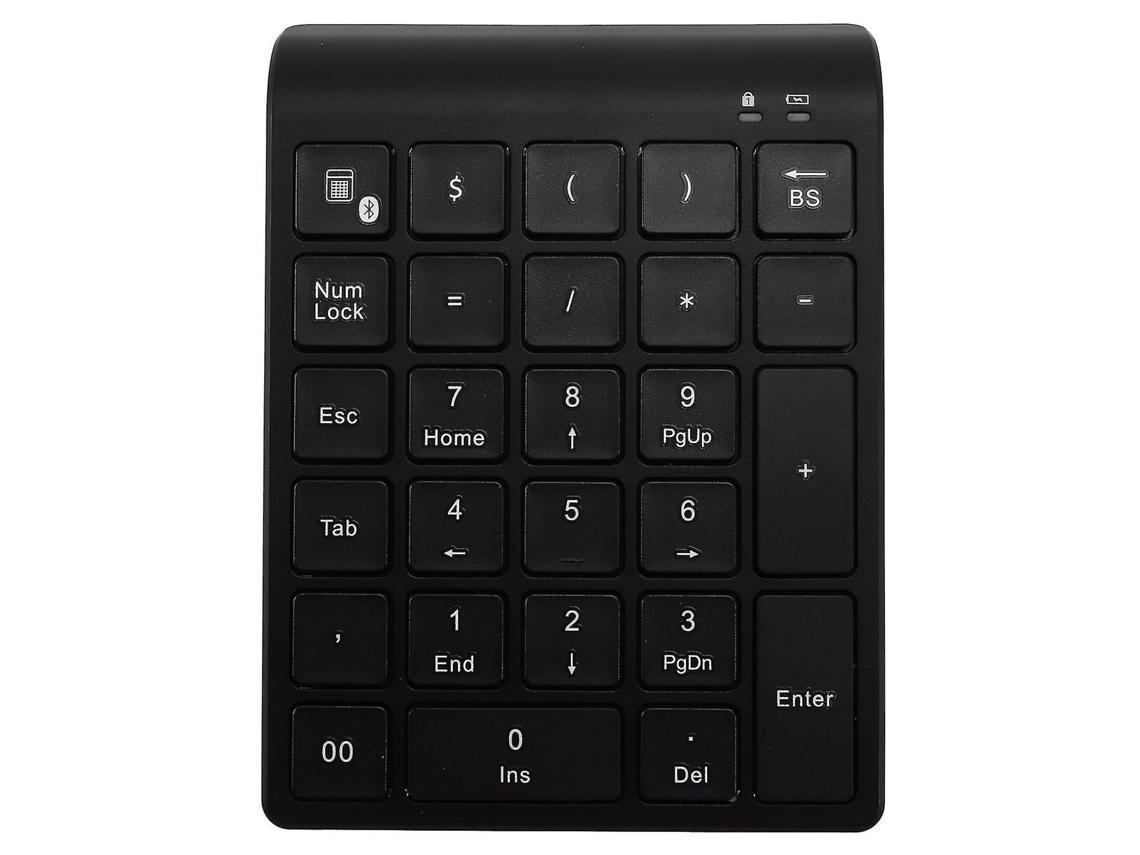 Mini teclado numérico inalámbrico Bluetooth de 27 pulgadas con más funciones, teclado digital para PC. Everley891