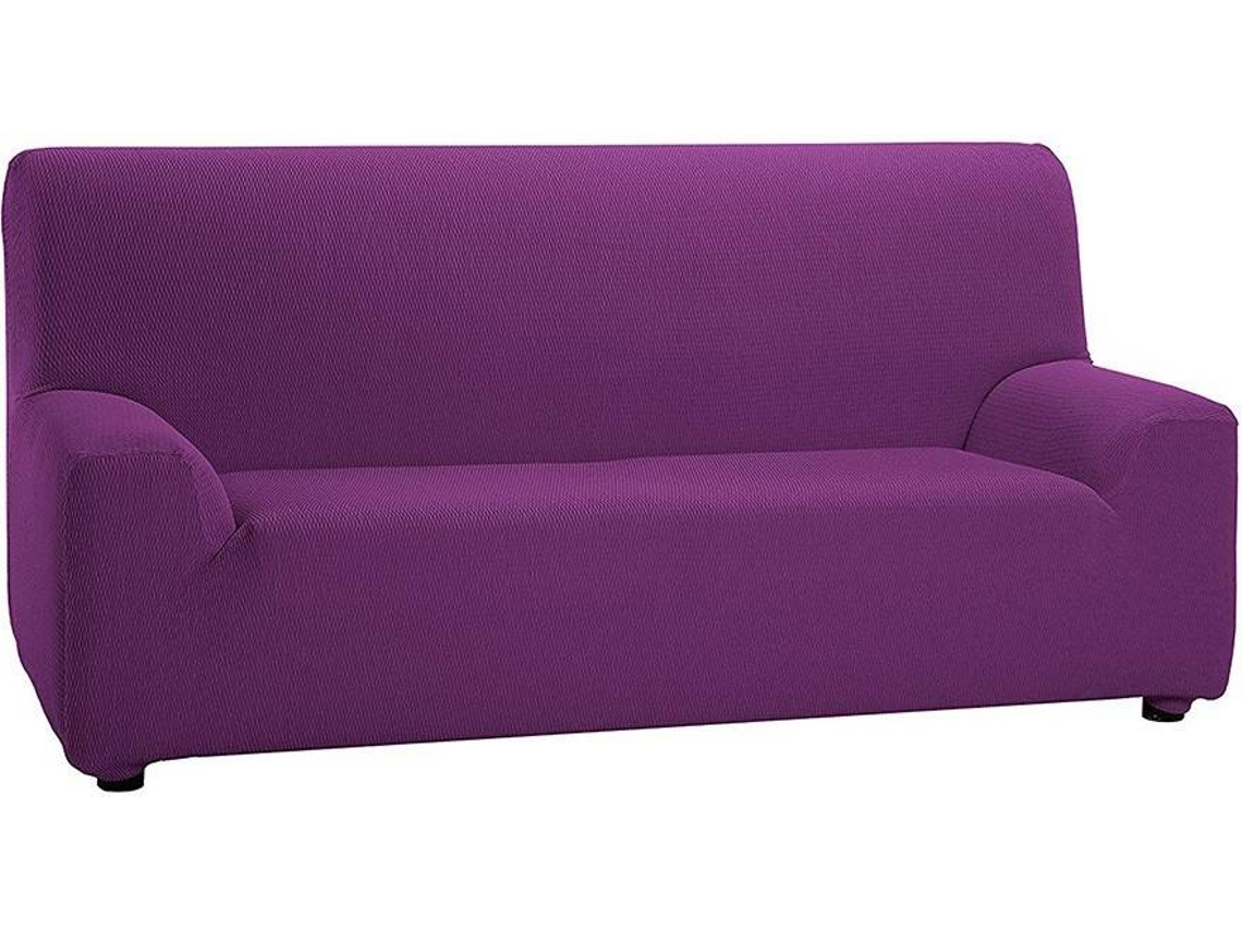Funda de Sofá TODOPARAMICASA Túnez Morado (4 Plazas - 270 cm)