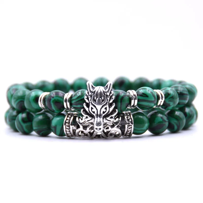 Conjunto De Pulsera Elástica Con Cabeza De Dragón Animal