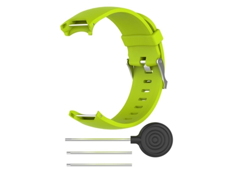 Muñequera para reloj Garmin Approach S3 GPS Elegante correa de reloj de Silicona con herramienta Ajuste individualizado verde