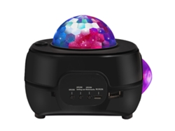 Proyector de luz LED de estrellas 2026 con Bluetooth USB, luz nocturna decorativa para el hogar.