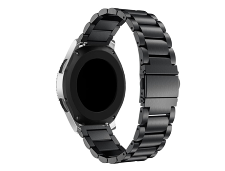 Correa de acero inoxidable tres perlas 22mm para Samsung Galaxy Watch 46mm - negro